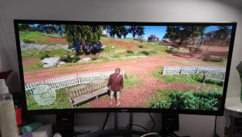 转让宏碁30寸电竞吃鸡曲面144MHZ带鱼2K屏幕